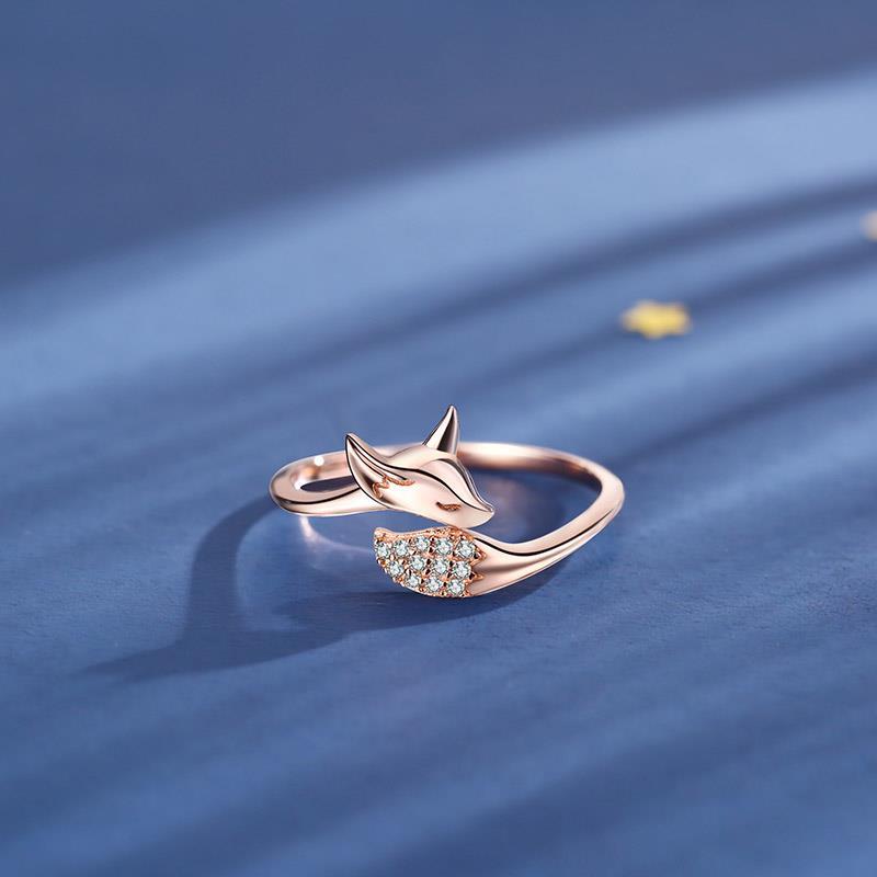 Bague En Forme de Renard