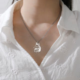 Collier Renard en Acier Inoxydable | Pendentif Animal Unisexe