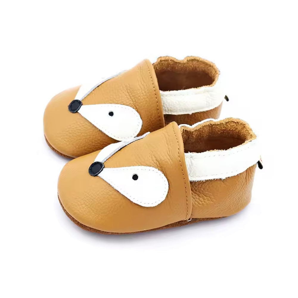 Baby Fox Läder Tofflor
