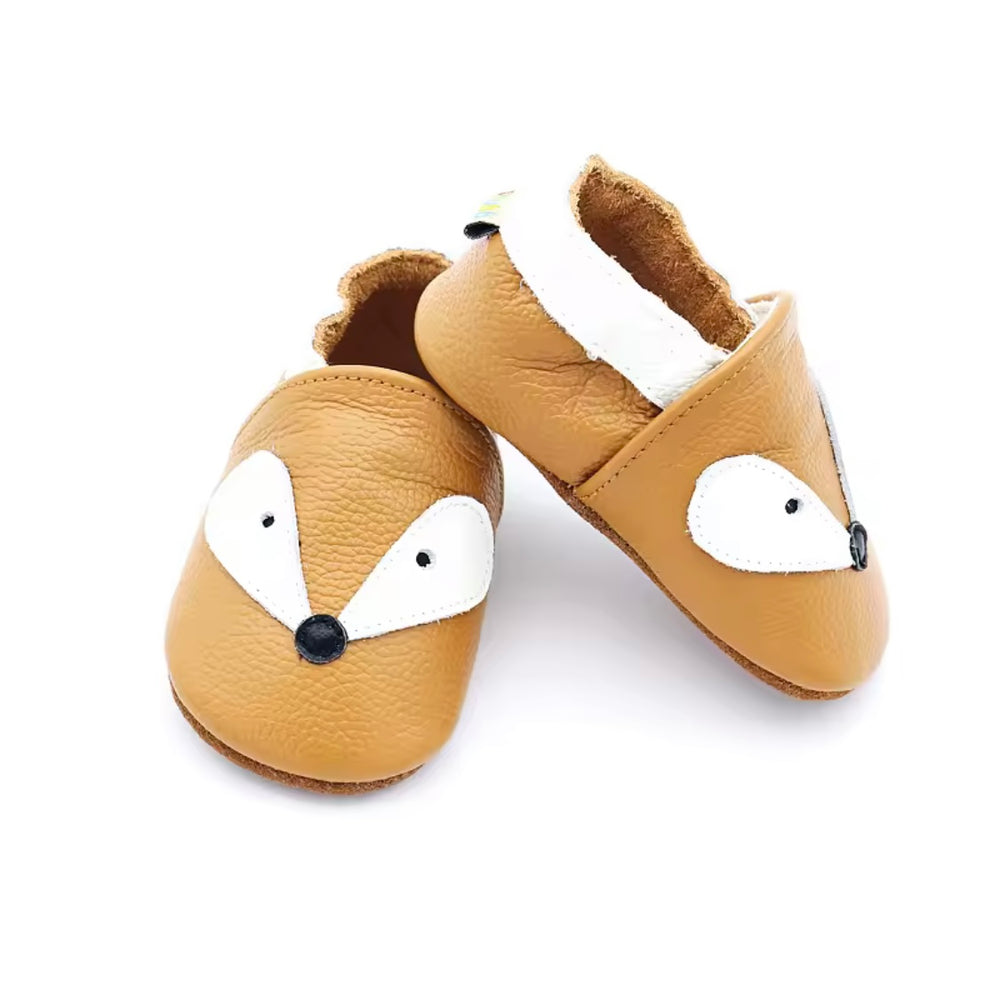 Baby Fox Läder Tofflor