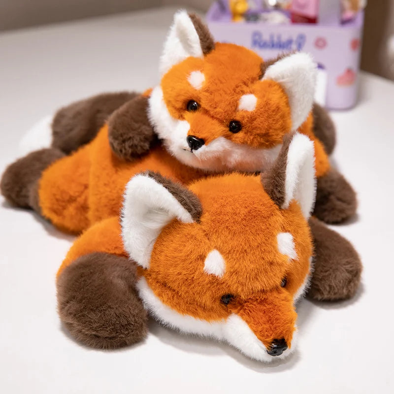 Grande Peluche Renard allongé