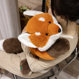 Grande Peluche Renard allongé