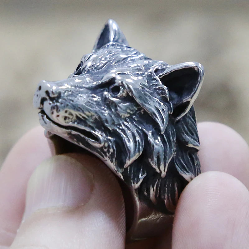 Chevalière Renard Acier Inoxydable – Homme