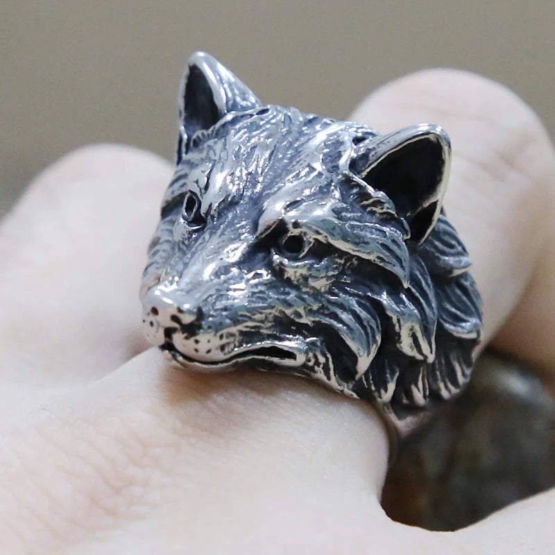 Chevalière Renard Acier Inoxydable – Homme