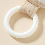 Lot de 2 Doudou Renard Doux et un Anneau de Dentition