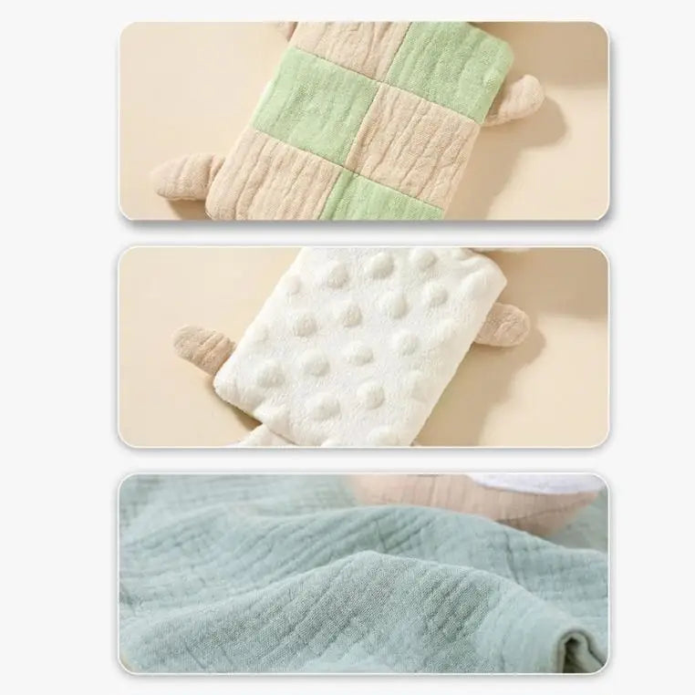 Lot de 2 Doudou Renard Doux et un Anneau de Dentition