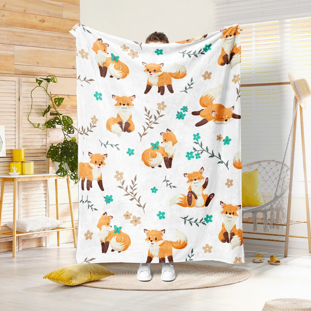 Plaid Renard & Forêt