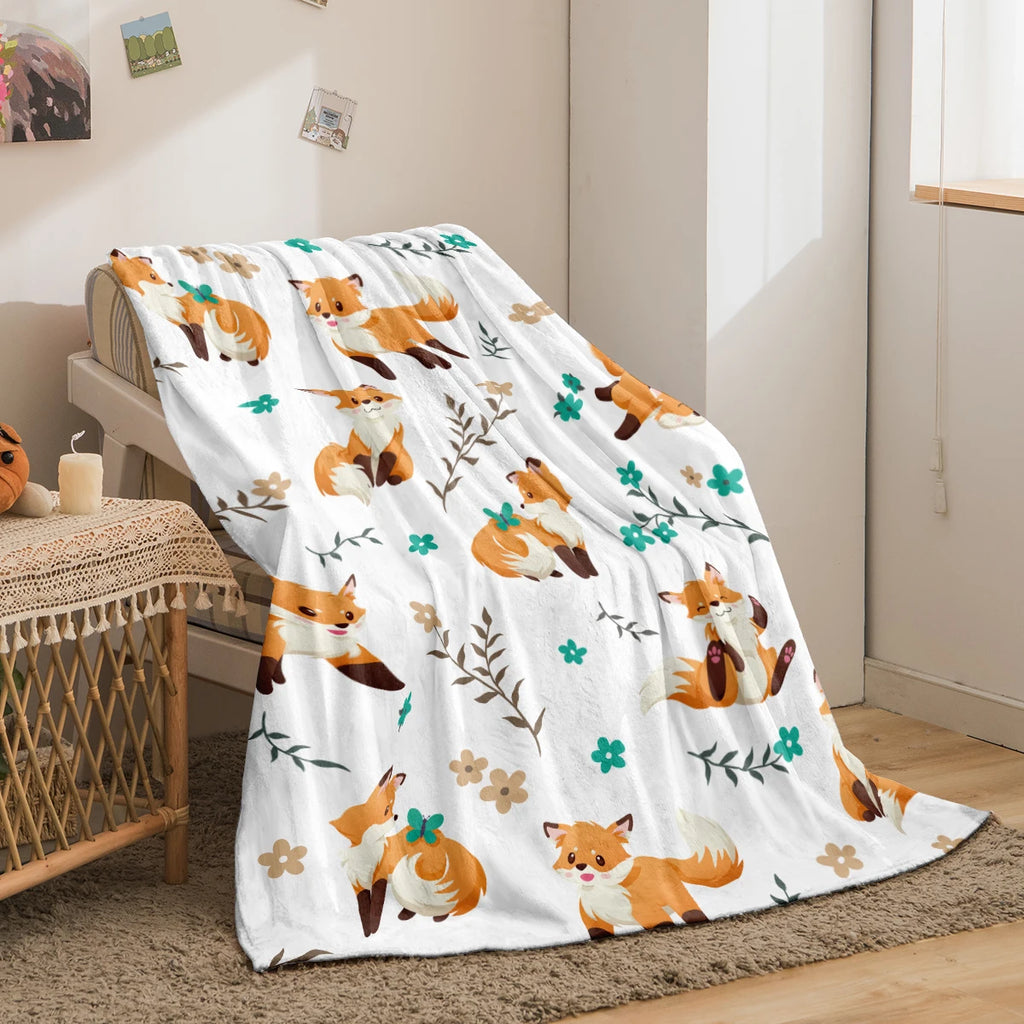 Plaid Renard & Forêt