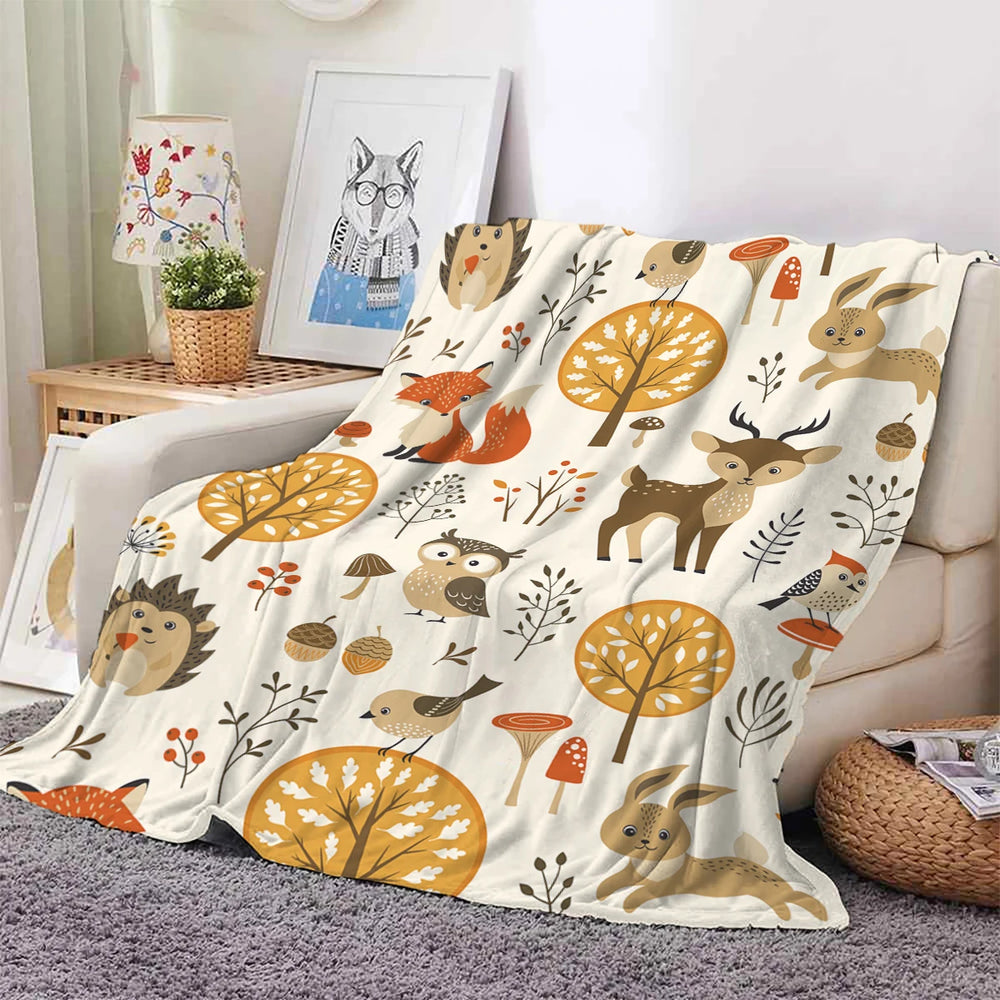 Plaid Renard & Forêt