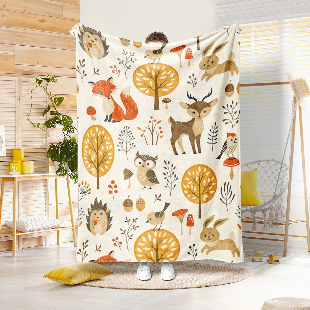 Plaid Renard & Forêt