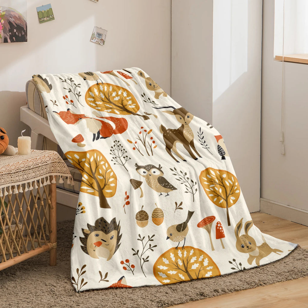 Plaid Renard & Forêt