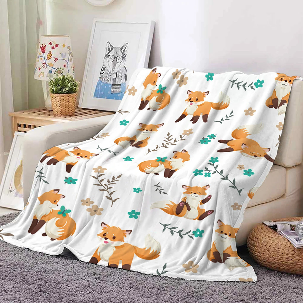 Plaid Renard & Forêt