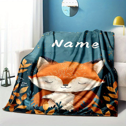 Plaid Renard Personnalisé