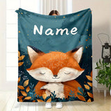 Plaid Renard Personnalisé