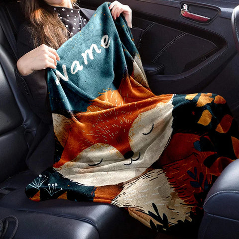 Plaid Renard Personnalisé
