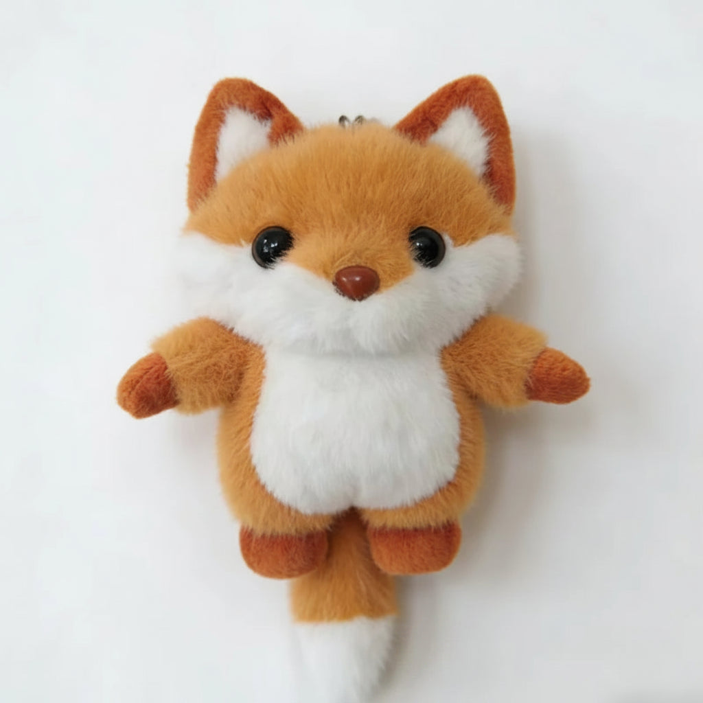 Porte-clés Peluche Renard Kawaii Adorable