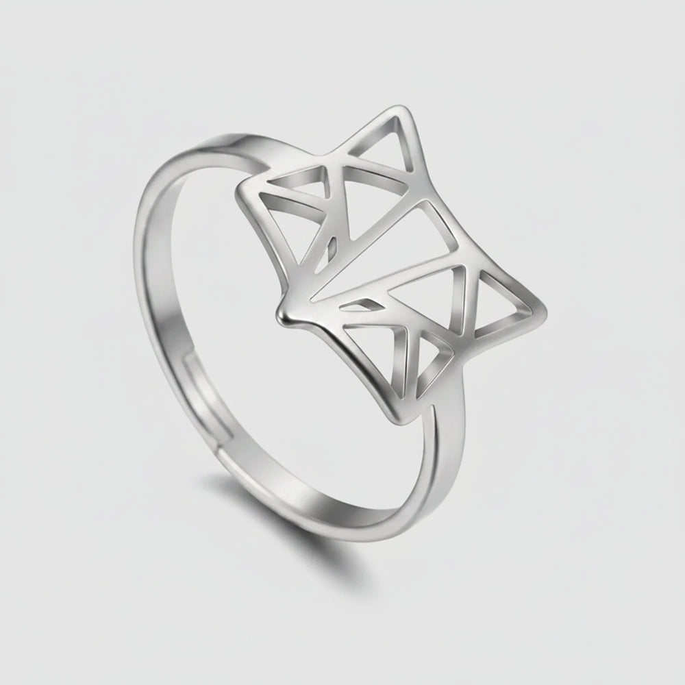 Bague Renard Luxueuse Ajustable — vue 4