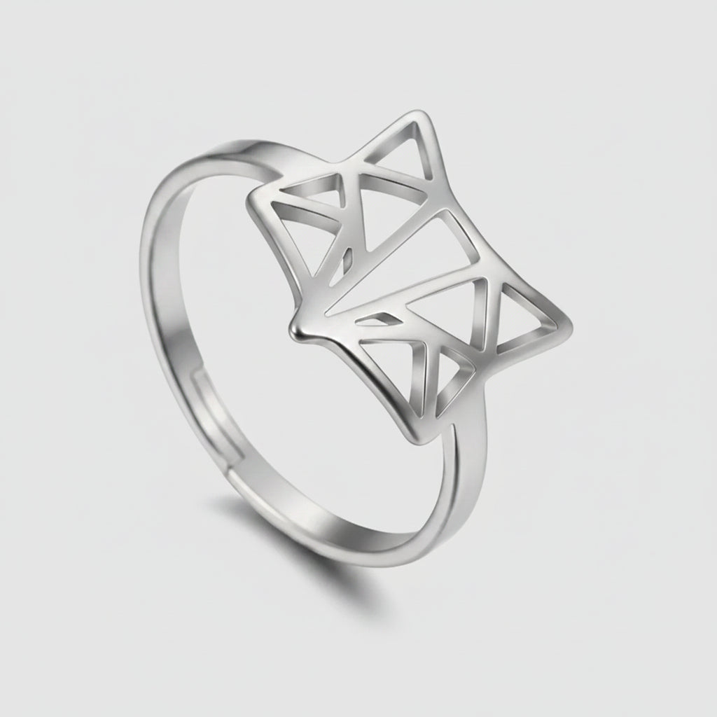 Bague Renard Luxueuse Ajustable — vue 4
