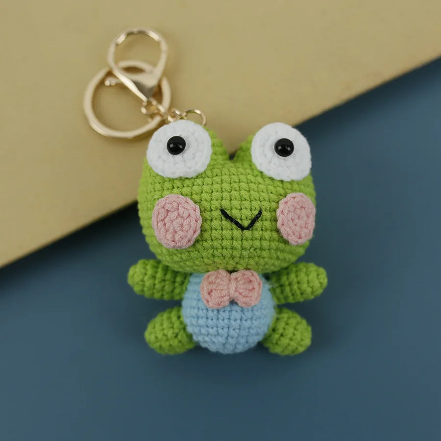Porte-clés Crochet Renard & Pingouin Fait Main
