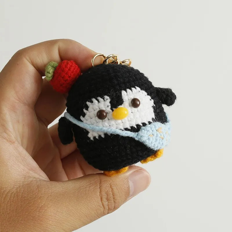 Porte-clés Crochet Renard & Pingouin Fait Main — vue 13
