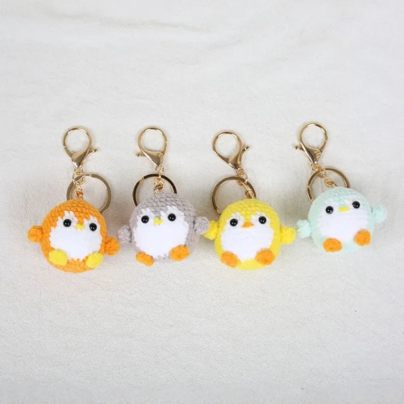 Porte-clés Crochet Renard & Pingouin Fait Main — vue 17
