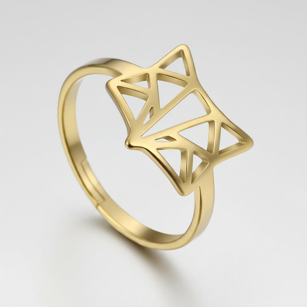 Bague Renard Luxueuse Ajustable