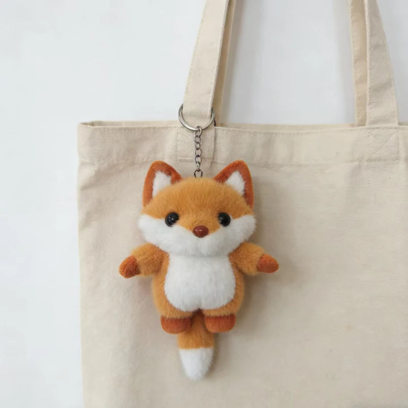 Porte-clés Peluche Renard Kawaii Adorable — vue 2