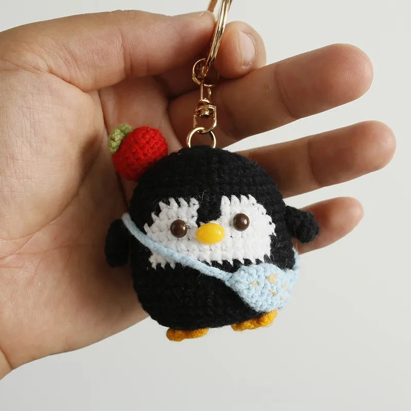 Porte-clés Crochet Renard & Pingouin Fait Main — vue 15