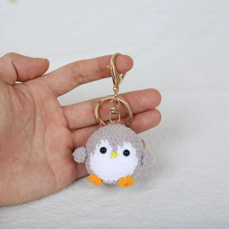 Porte-clés Crochet Renard & Pingouin Fait Main — vue 22
