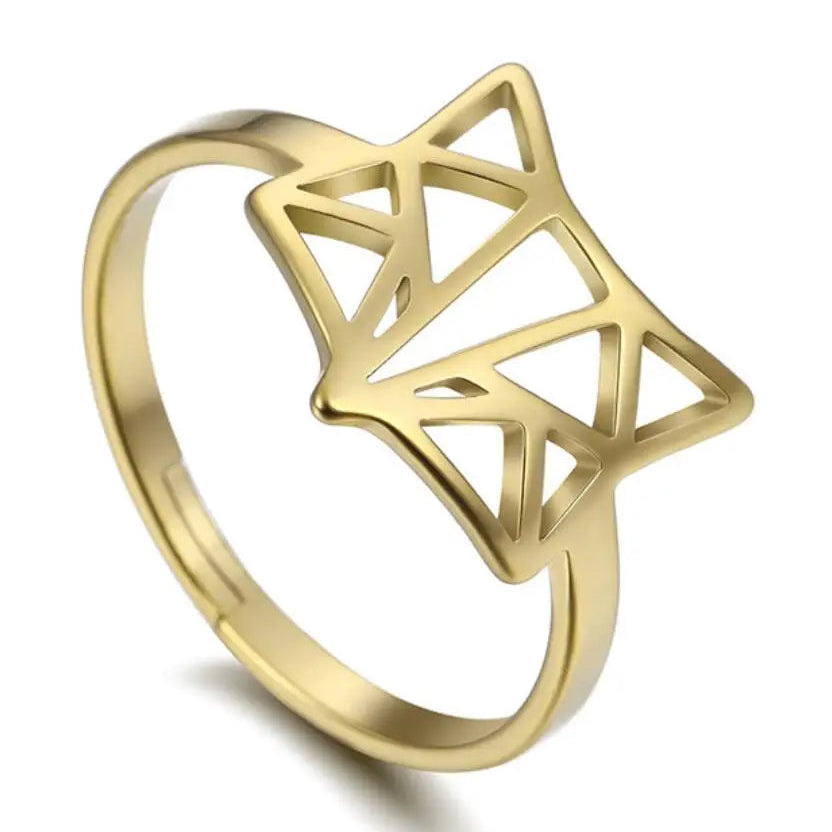 Bague Renard Luxueuse Ajustable — vue 2