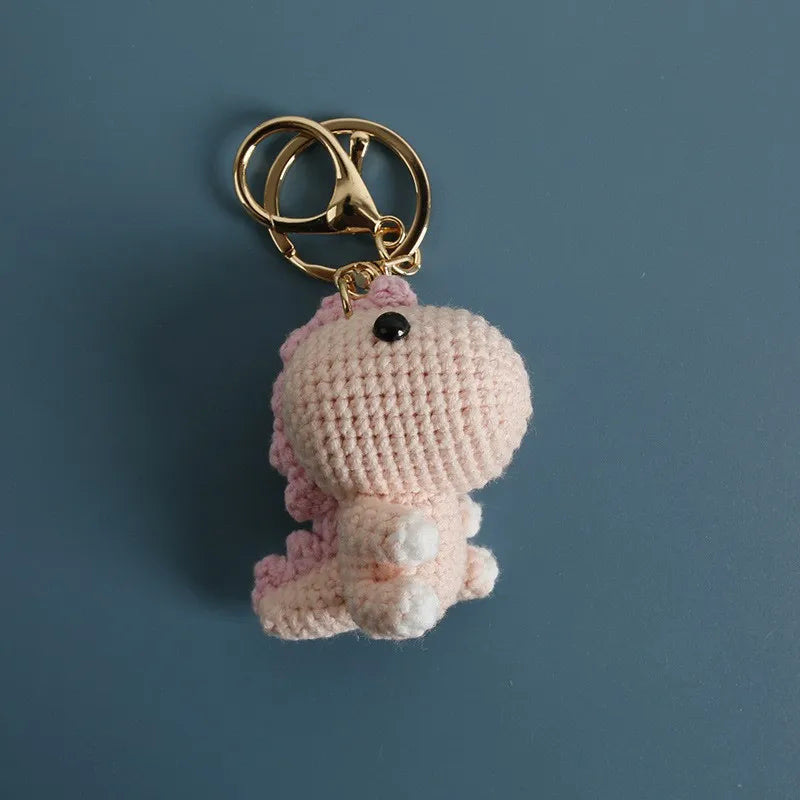 Porte-Clés Renard au Crochet avec Roses — vue 23