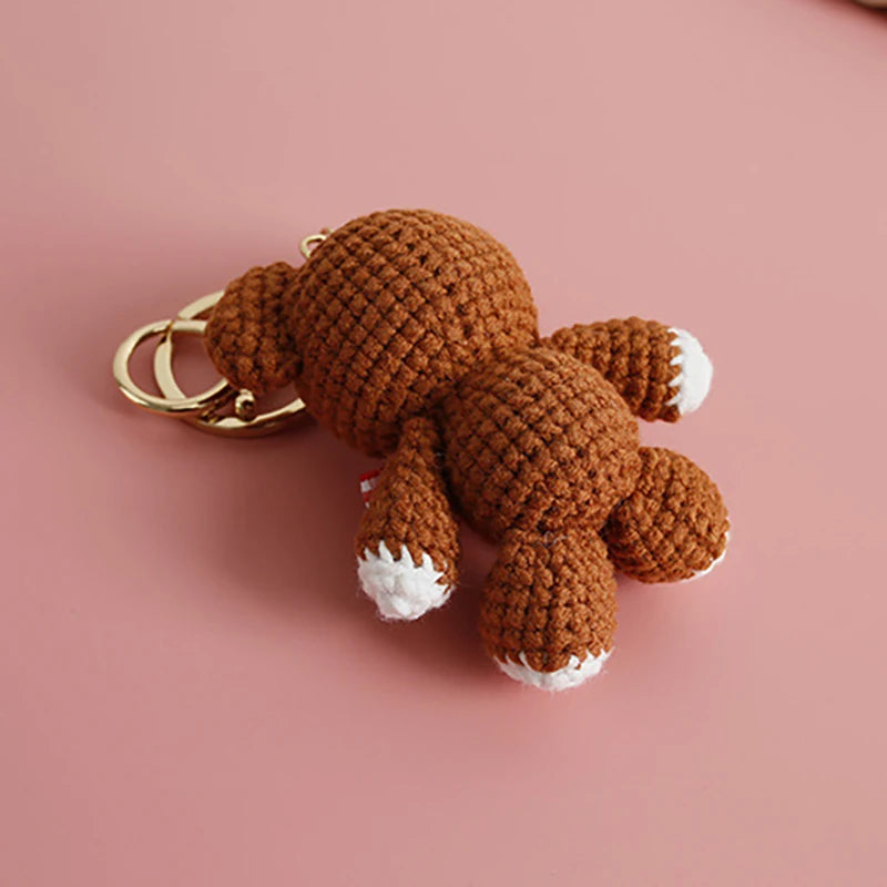 Porte-clés Crochet Renard & Pingouin Fait Main — vue 5
