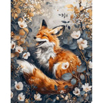 Paint by numbers fox portrait