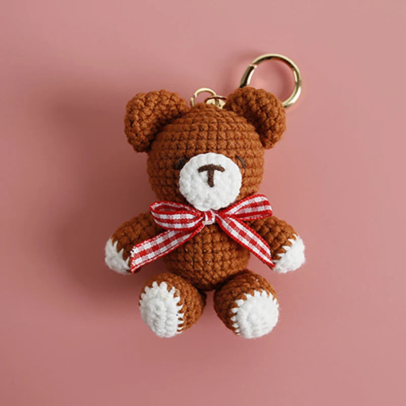 Porte-clés Crochet Renard & Pingouin Fait Main