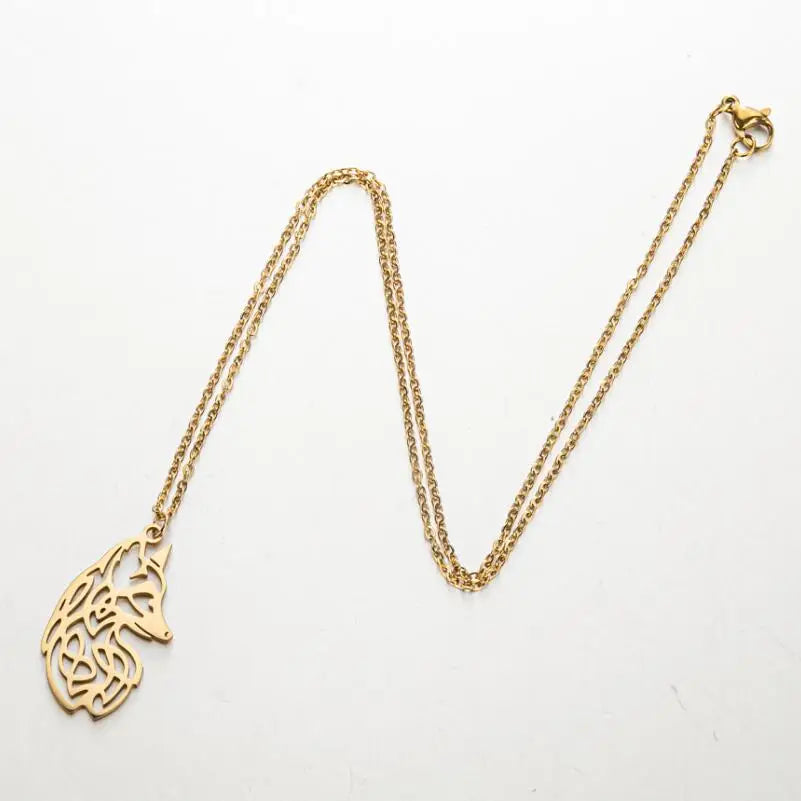 Collier Renard Viking Acier Inoxydable — vue 5