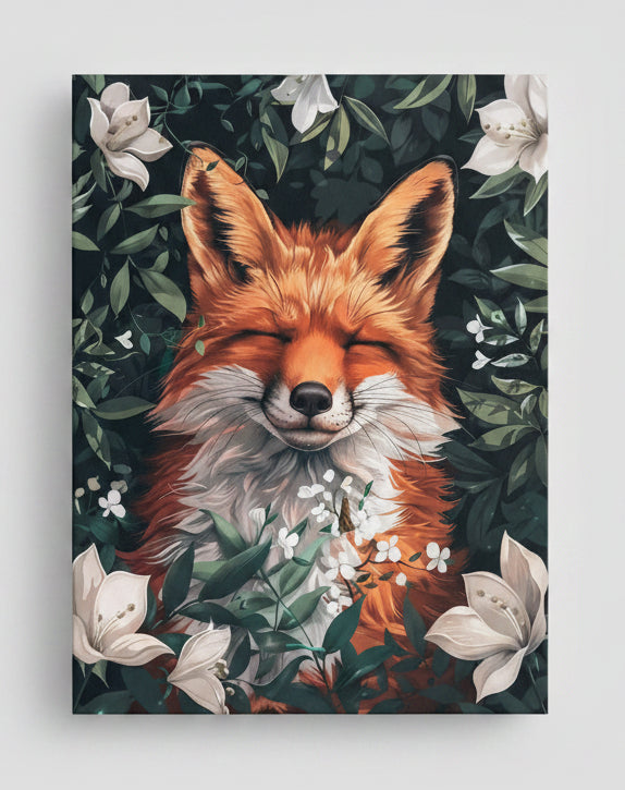 Peinture par numéros portrait de renard
