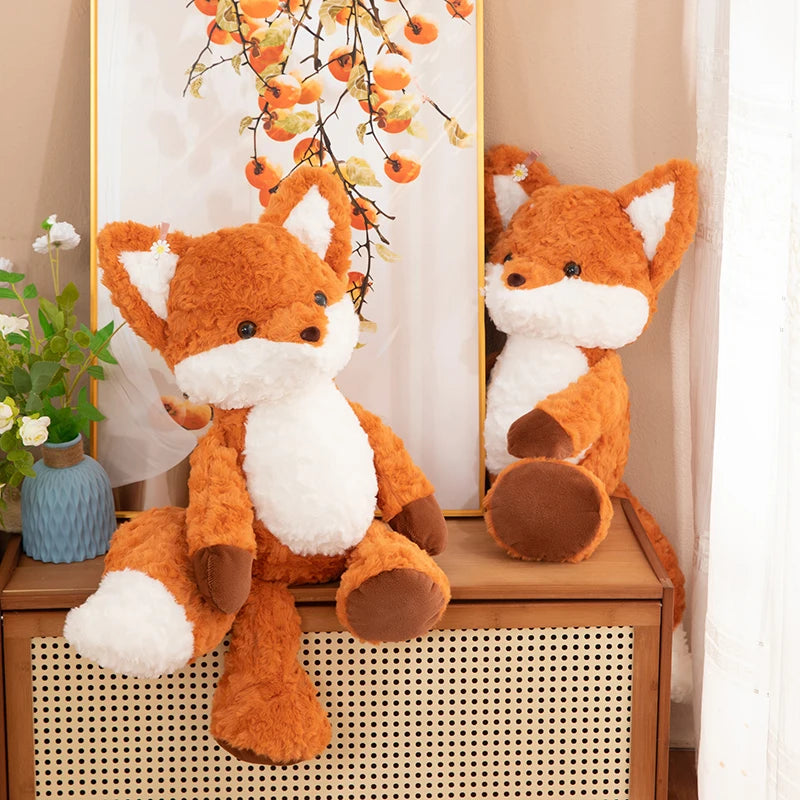 Peluche Renard Coureur Interactif avec Coussin — vue 2