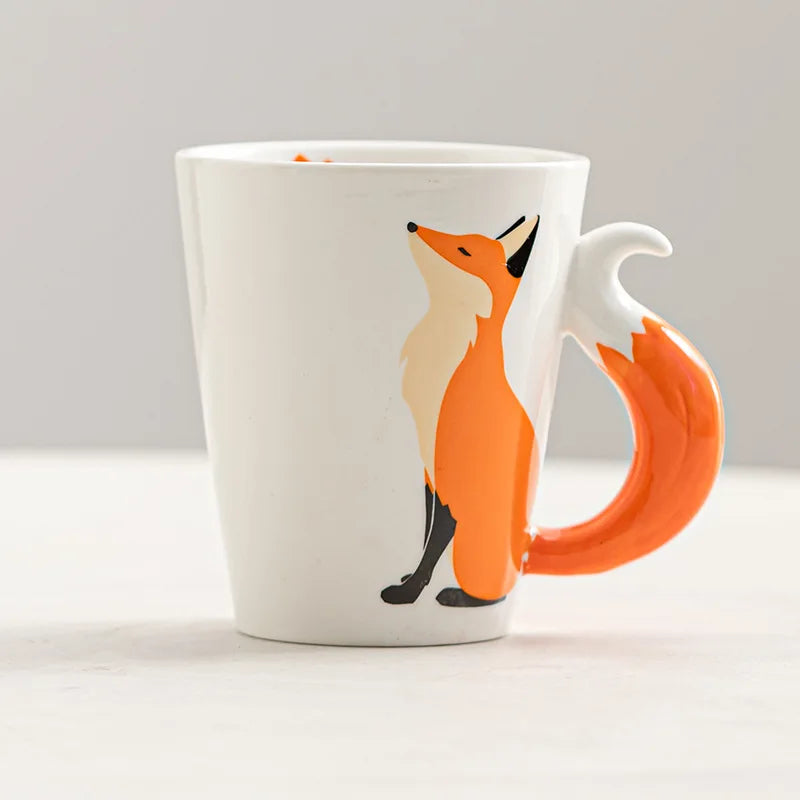 Mug Renard Original en Céramique — vue 3