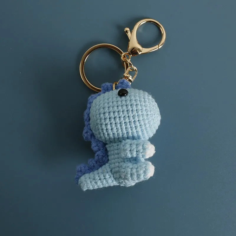 Porte-Clés Renard au Crochet avec Roses — vue 19