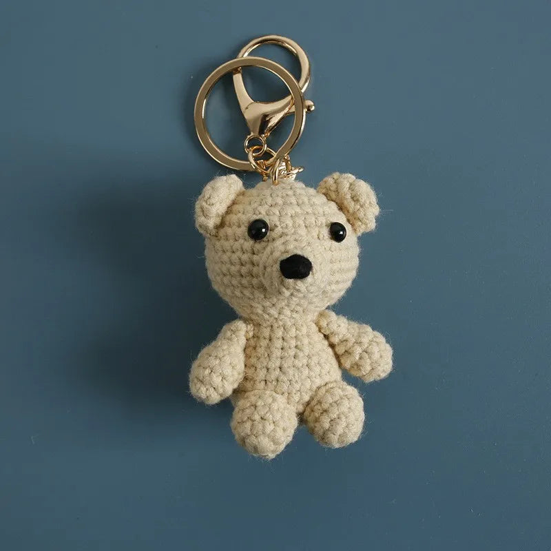 Porte-Clés Renard au Crochet avec Roses — vue 16