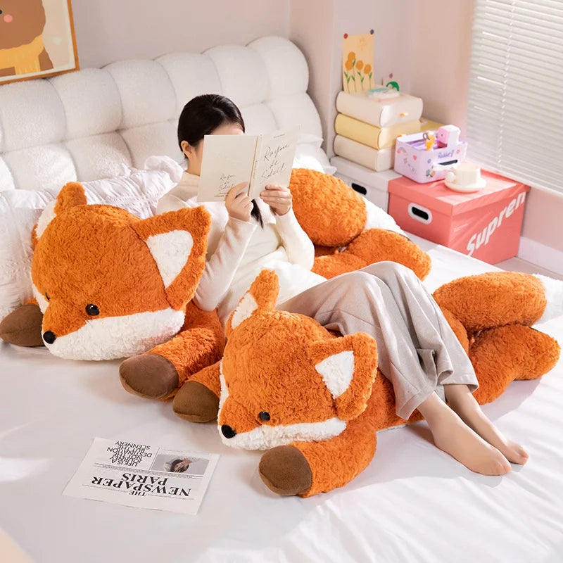 Peluche Renard Géante 100cm Kawaii — vue 4