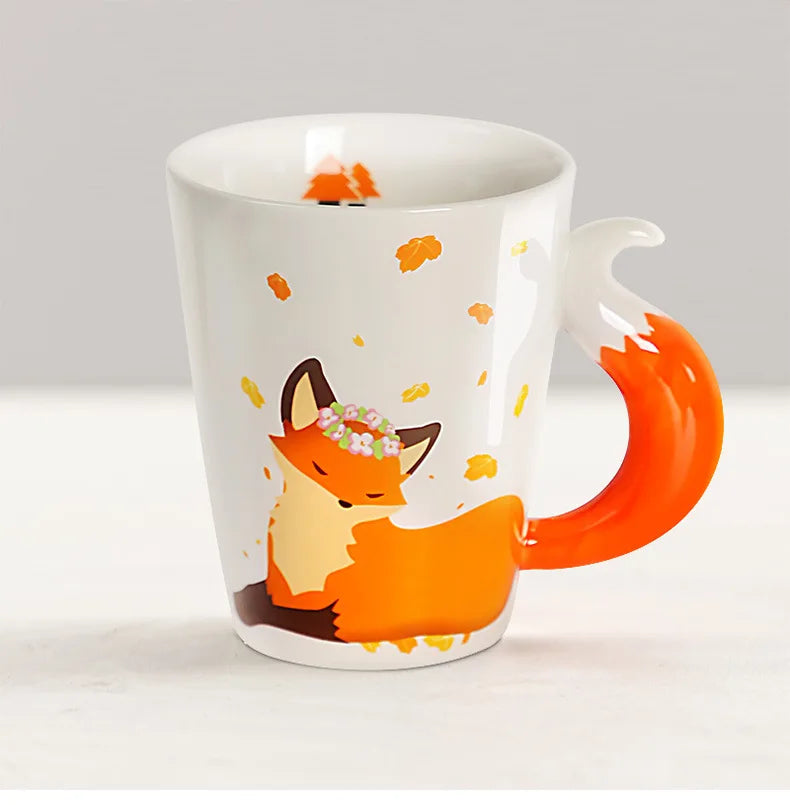 Mug Renard Original en Céramique — vue 4
