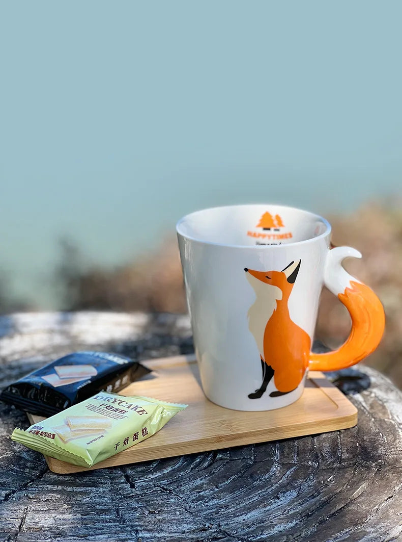 Mug Renard Original en Céramique — vue 5