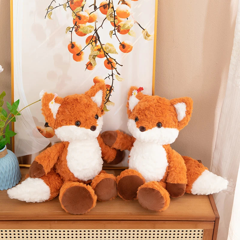 Peluche Renard Coureur Interactif avec Coussin — vue 3