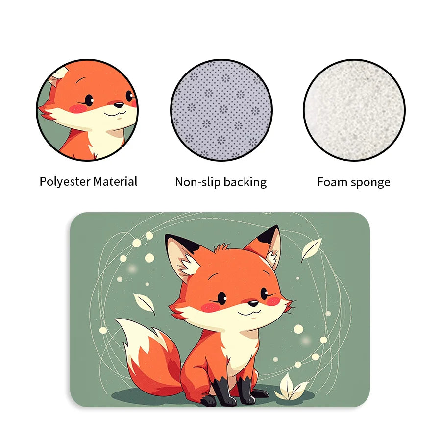 Paillasson Renard "Adorable" — vue 3