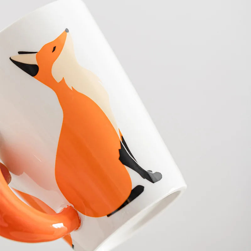 Mug Renard Original en Céramique — vue 2