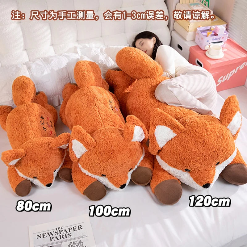Peluche Renard Géante 100cm Kawaii — vue 5