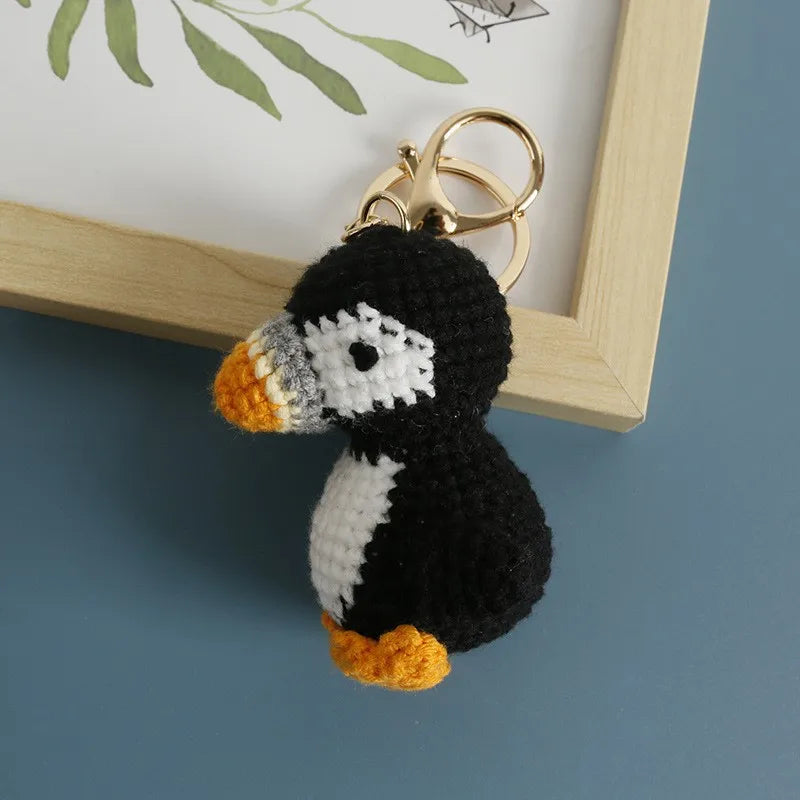 Porte-clés Crochet Renard & Pingouin Fait Main — vue 11