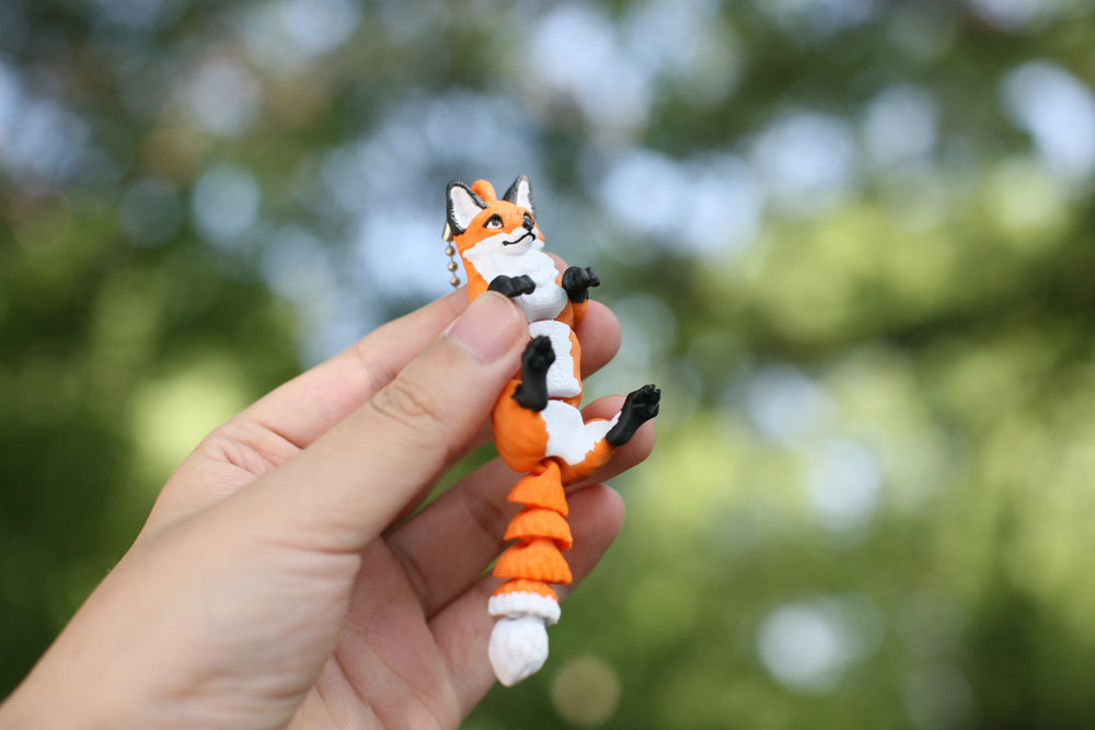 Renard Articulé 3D - Pendentif Décoratif Mobile — vue 4