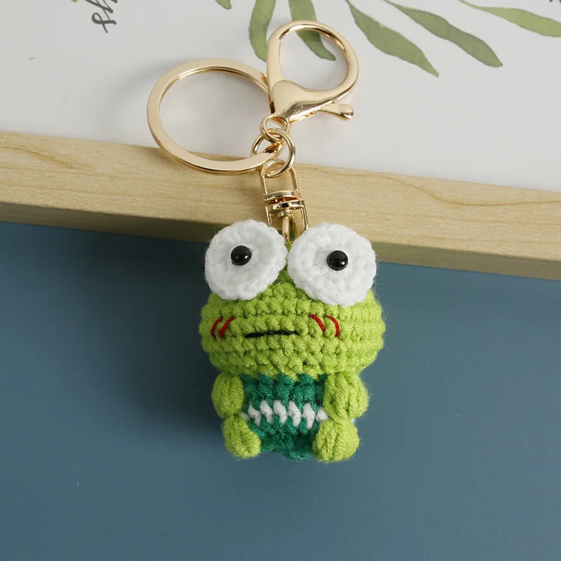 Porte-clés Crochet Renard & Pingouin Fait Main